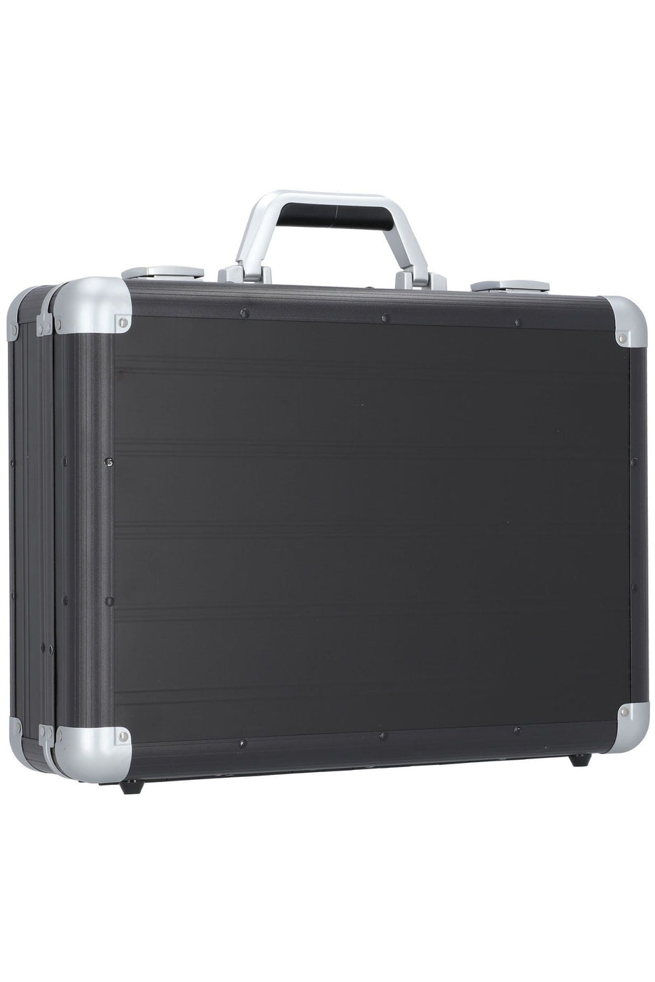 45 cm Laptop Bölmeli Evrak Çantası, Siyah, Alüminyum, Organizerli