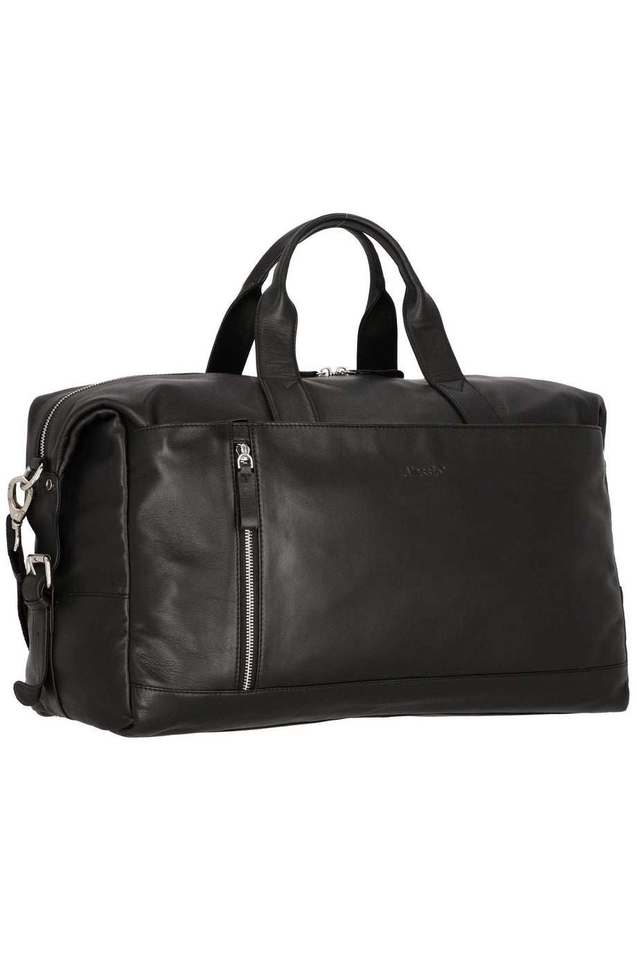 Topo 50 cm Siyah Deri Haftasonu Seyahat Çantası