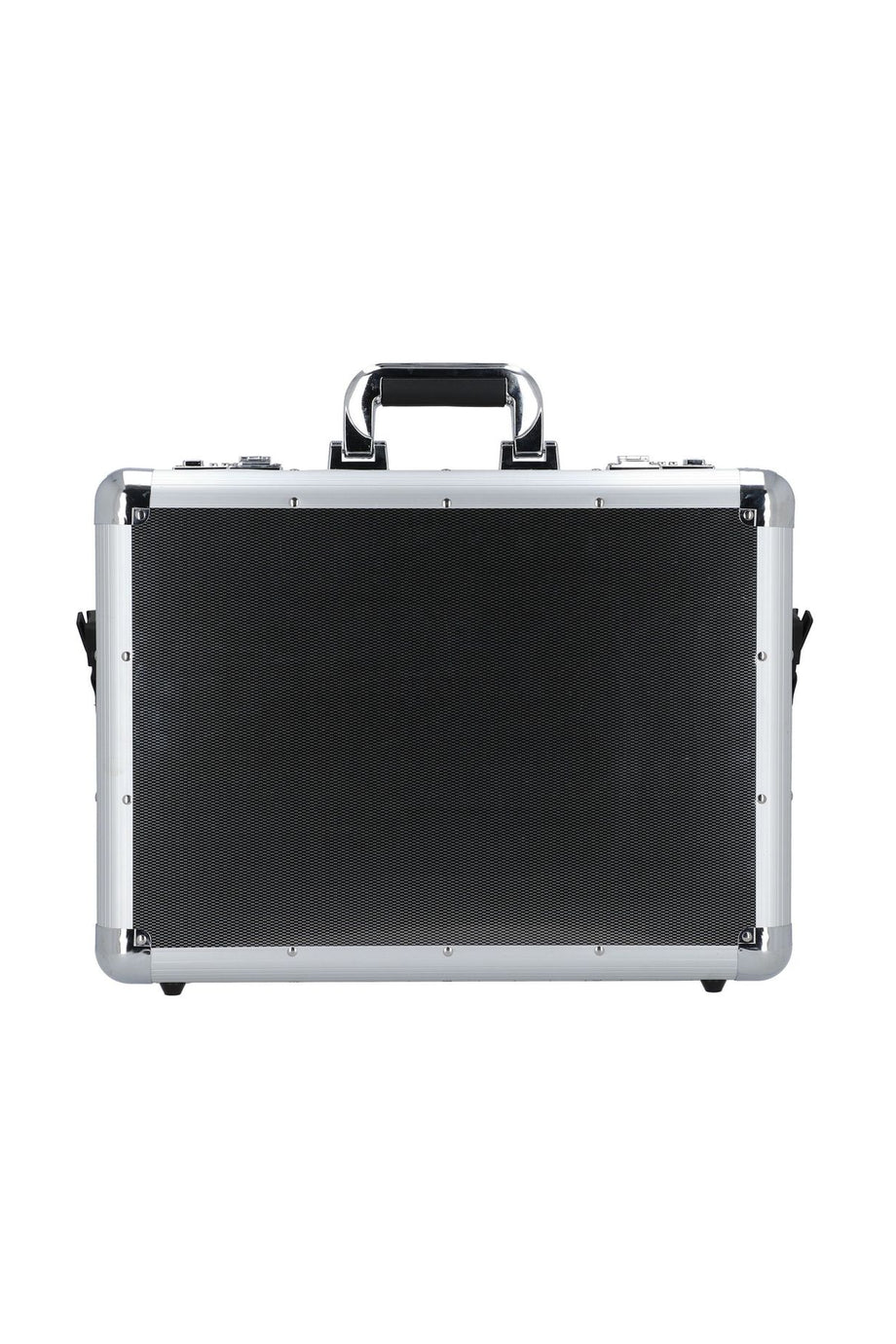 45 cm Carbon Optik Alüminyum Laptop Bölmeli Evrak Çantası Organizerli