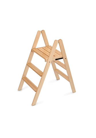 DOROTEA Katlanabilir Merdiven, Masif Kayın, Doğal Renk