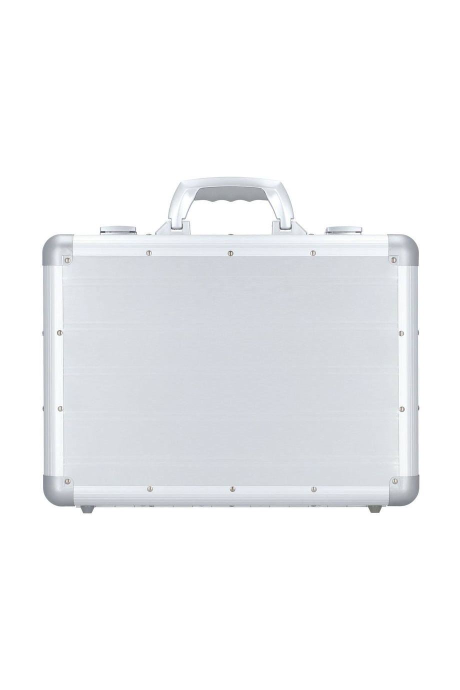 45 cm Laptop Gözlü Evrak Çantası, Alüminyum, Organizerli, Gümüş