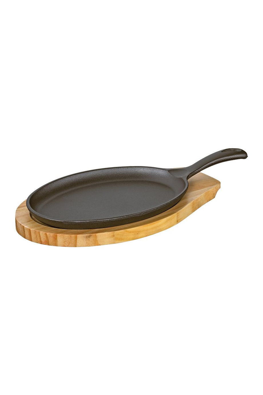 BBQ Oval Servis Tavası, Ahşap Tepsili, 39,5x19,5x5 cm, Isı Tutucu