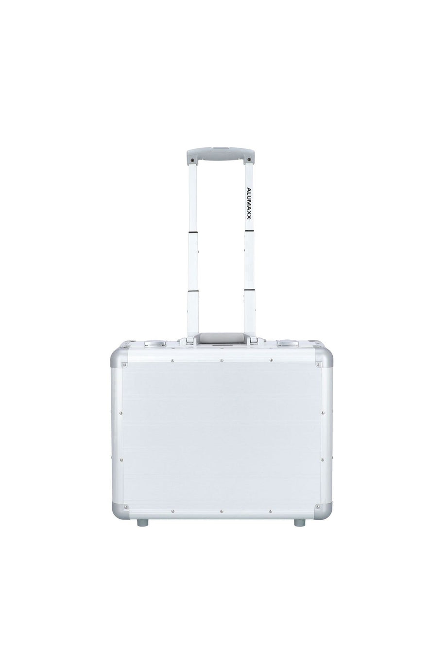 2 Tekerlekli Laptop Bölmeli İş Valizi 37 cm, Alüminyum, Gümüş