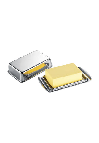 Paslanmaz Çelik Tereyağı Kabı 16x10x4 cm Klasik ve Şık Tasarım