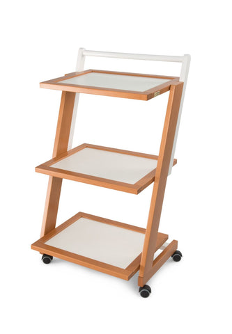 SERVIERWAGEN ZORDAN, 3 Katlı Masif Kayın Servis Arabası