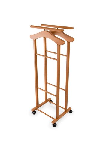 CLEVER Elbise Askılığı, Kırmızı Masif Kayın