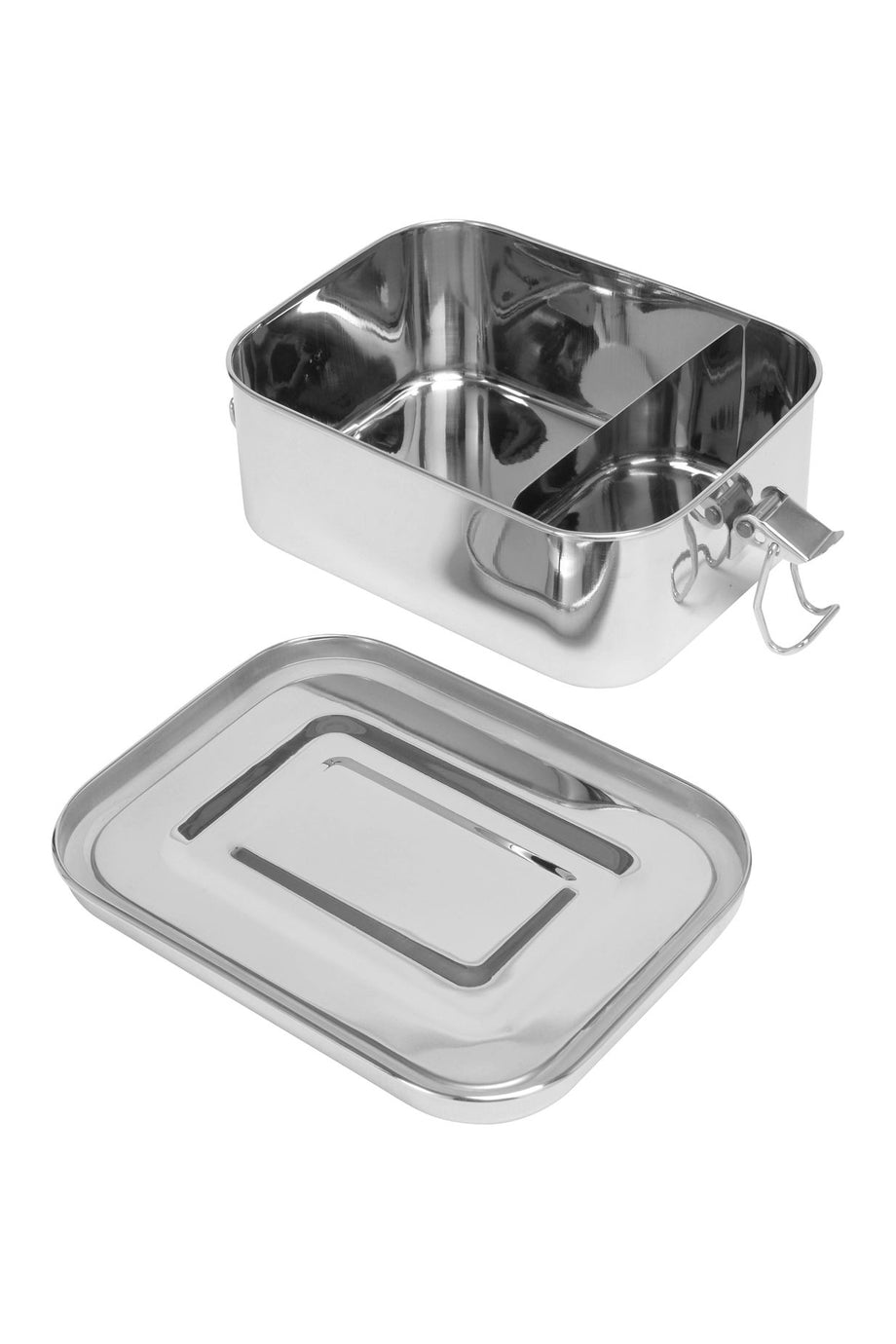 Lunchbox "Classic" Paslanmaz Çelik, Silikon Contalı ve Bölmeli Sefer Tası