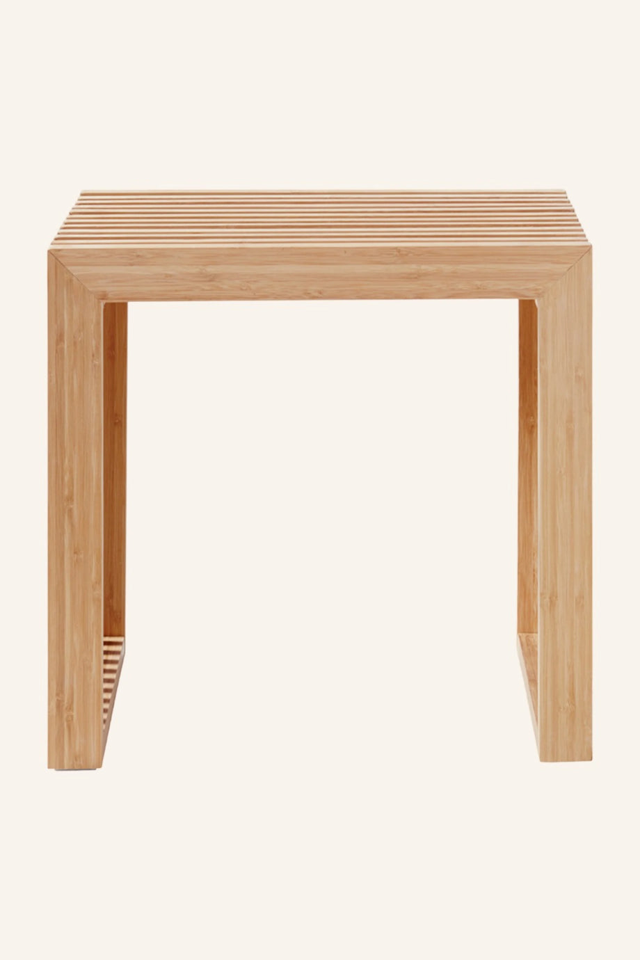 Masif Ahşap Hocker 35 x 45 cm, Çok Amaçlı Tabure & Sehpa | İskandinav Tasarım