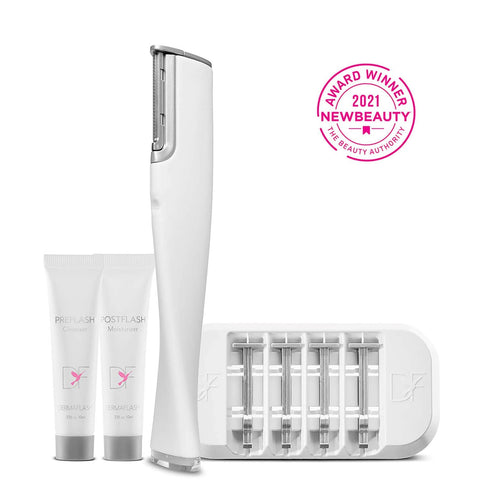 LUXE 1 Kit, Evde Dermaplaning Cihazı ile Pürüzsüz, Parlak ve Genç Cilt