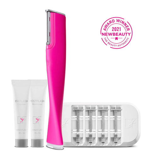 LUXE 1 Kit, Evde Dermaplaning Cihazı ile Pürüzsüz, Parlak ve Genç Cilt