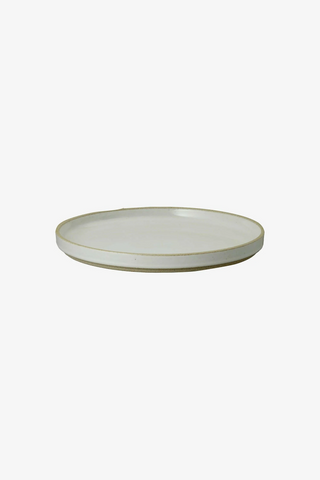 Gri Parlak Tabak Kapak 22 cm Japon Seramik Tabak