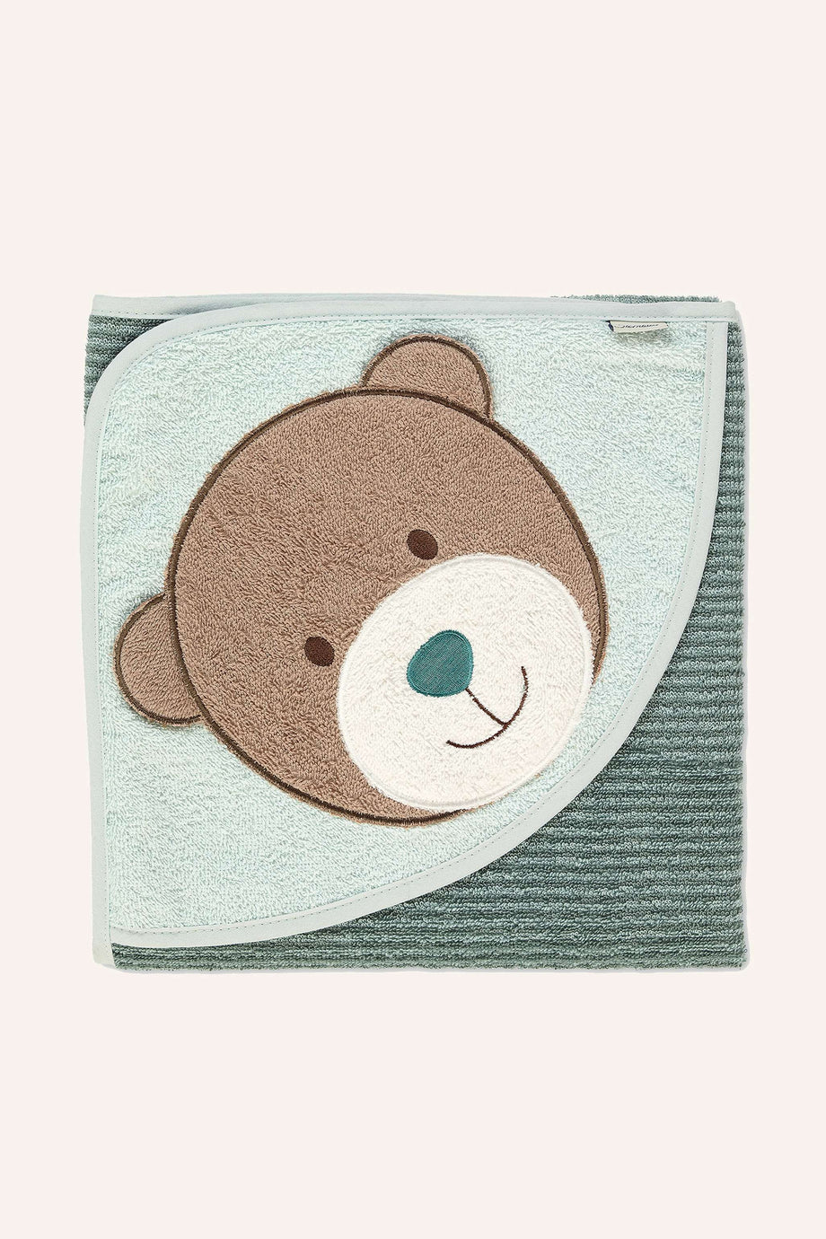 Kapüşonlu Bebek Havlusu ,Bär Ben, 80x80 cm, %100 Pamuk, 0 Ay+ Kullanım