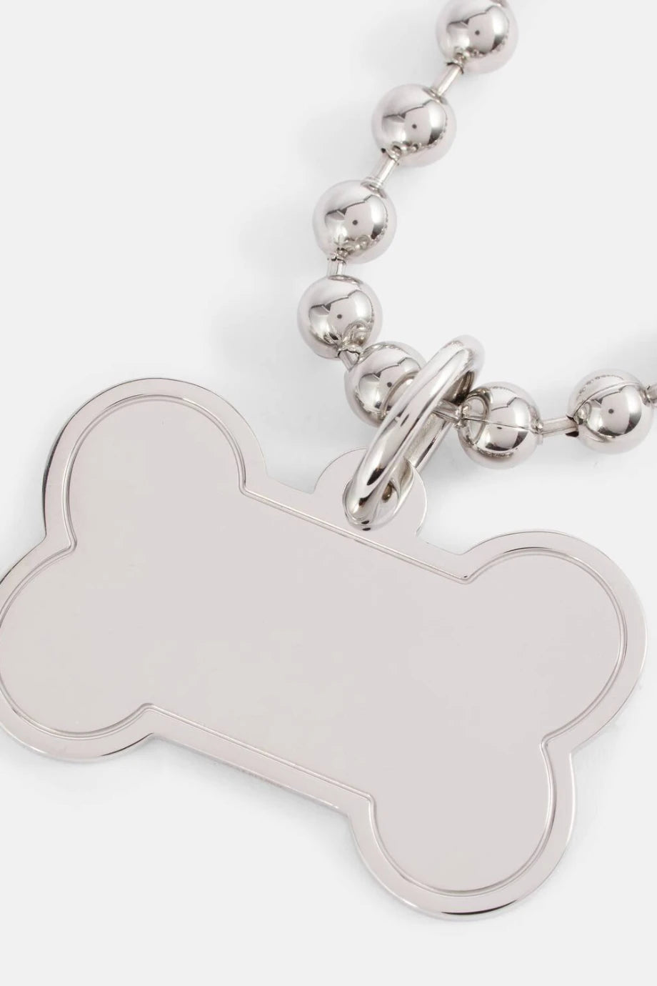 Logo Çelik Köpek Kolyesi Modern ve Şık Tasarım