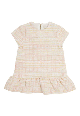 Çocuklar için Şık Tweed Elbise
