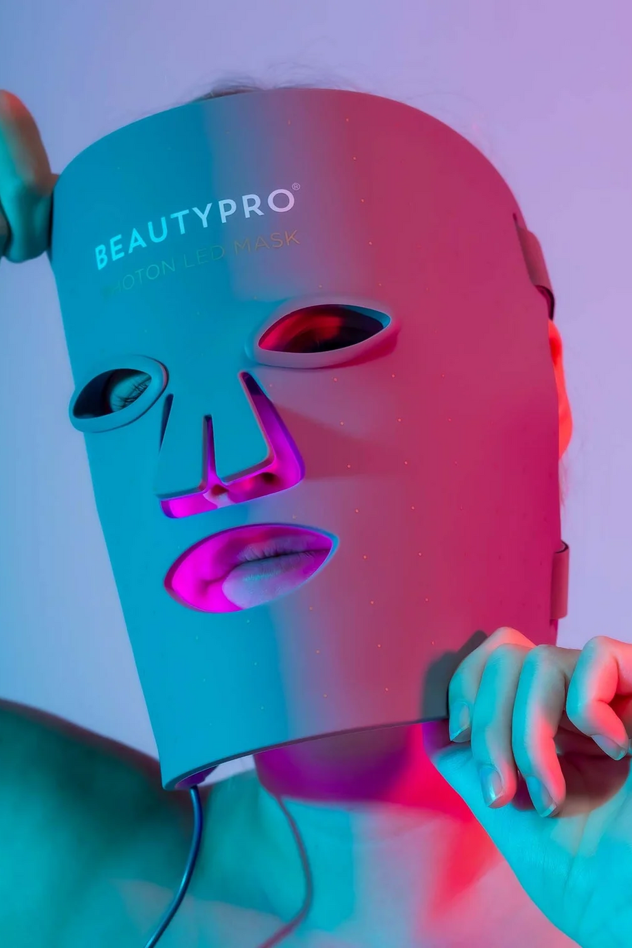 LED Maske Cihazı Cilt Aydınlatma, Arındırma ve Sıkılaştırma İçin 432 LED Işığı