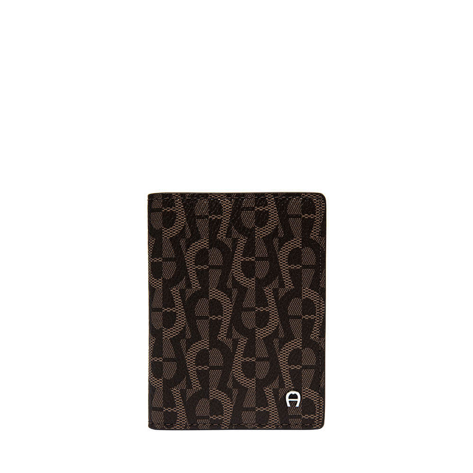 Icon Cover Koleksiyon Kartlık 10x8x1 cm Siyah PVC Deri