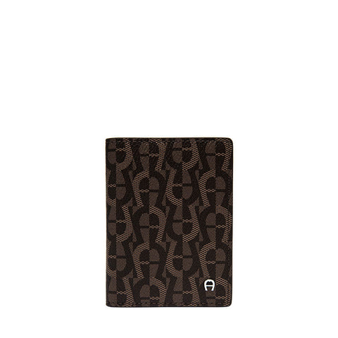 Icon Cover Koleksiyon Kartlık 10x8x1 cm Siyah PVC Deri