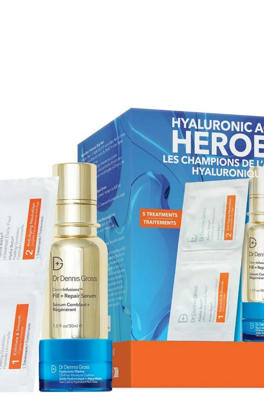 Hyaluronik Asit Kahramanları Kiti, Derinlemesine Nem & Bakım Set