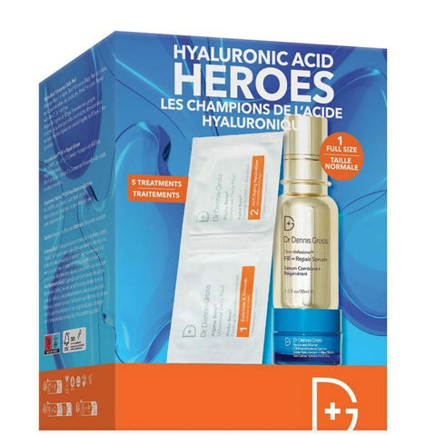 Hyaluronik Asit Kahramanları Kiti, Derinlemesine Nem & Bakım Set