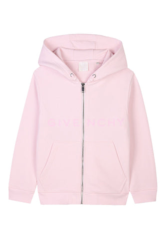 Çocuklar için Givenchy Logolu Kapüşonlu Sweatshirt - Mavi