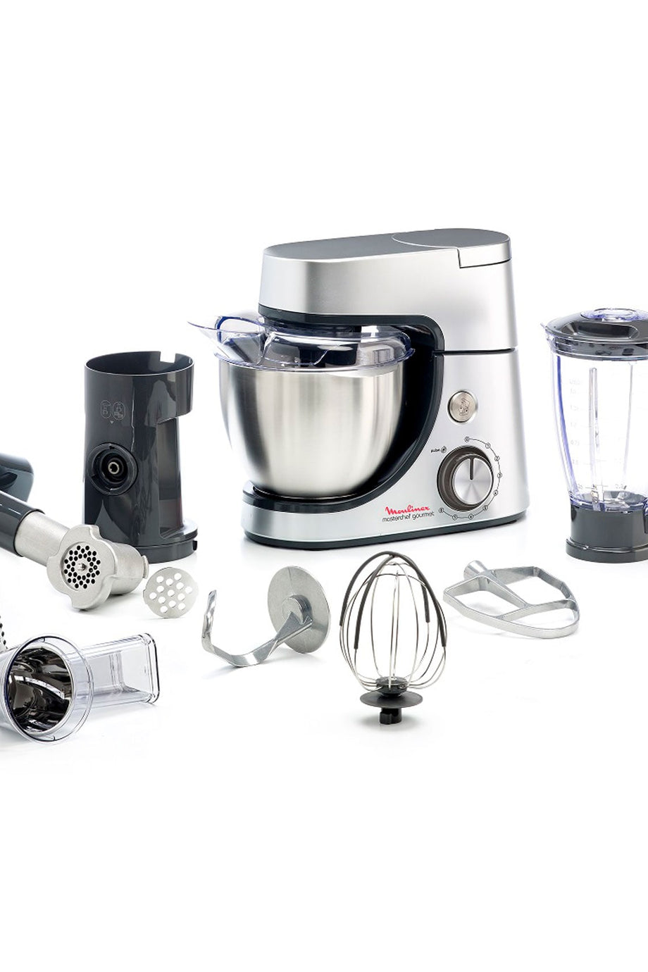 Masterchef Gurme Mutfak Makinesi, 1100W, 4.6L Kase, 8 Hız, Gümüş