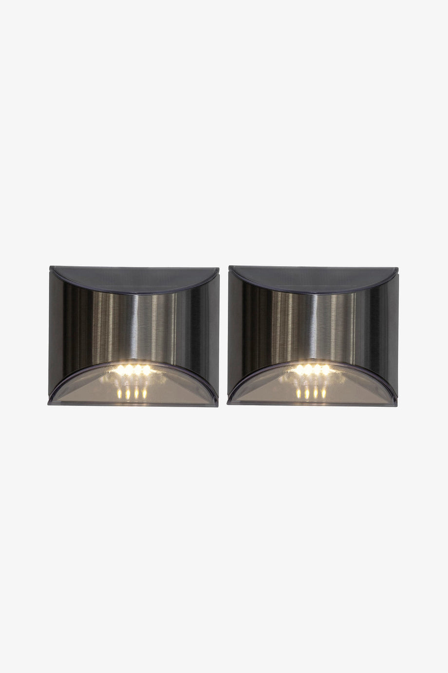 WALLY Solar Duvar Lambası 2’li Set 10 Lm, Warmweiß, LED Işık, 8x10x5 cm, Enerji Tasarruflu