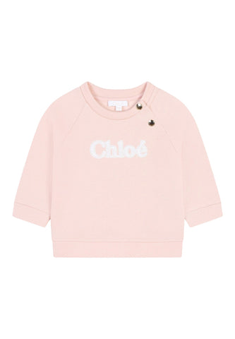 Çocuklar için Logo İşlemeli Pamuklu Sweatshirt