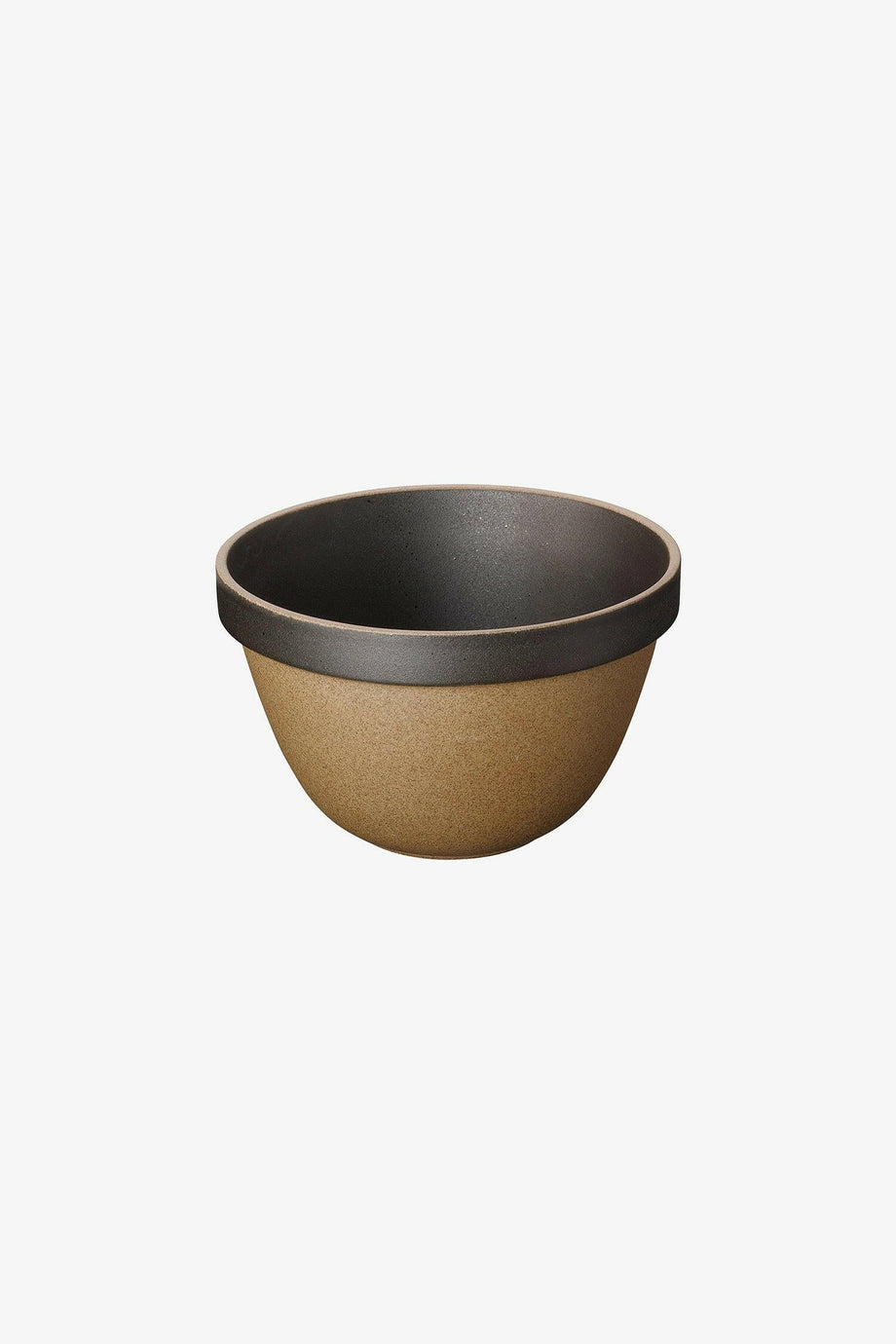HPB046 Deep Round Bowl Black Small Hasami Seramik Kase 5.5/8×3.5 İnç