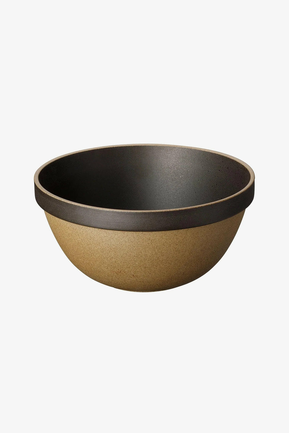 HPB047 Deep Round Bowl Black Hasami 7.3/8' Kase 185×90 mm