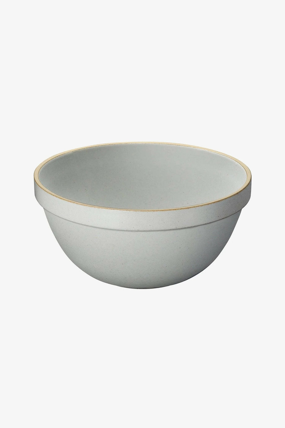 Deep Round Bowl Hasami Japon Seramiği Parlak Gri Kase 185×90 mm