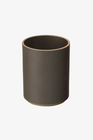 HPB038 Container Tumbler Black Hasami Seramik Bardak 85×106 mm