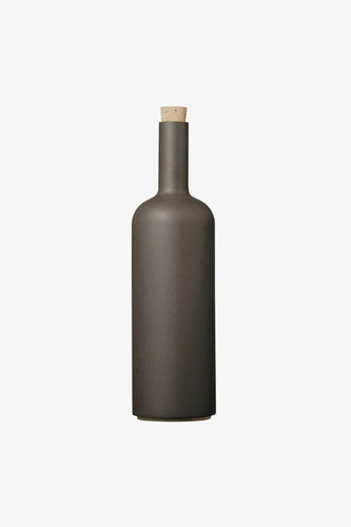 HPB029 Bottle Black  Hasami Siyah Seramik Şişe 85×300 mm 1000 ml