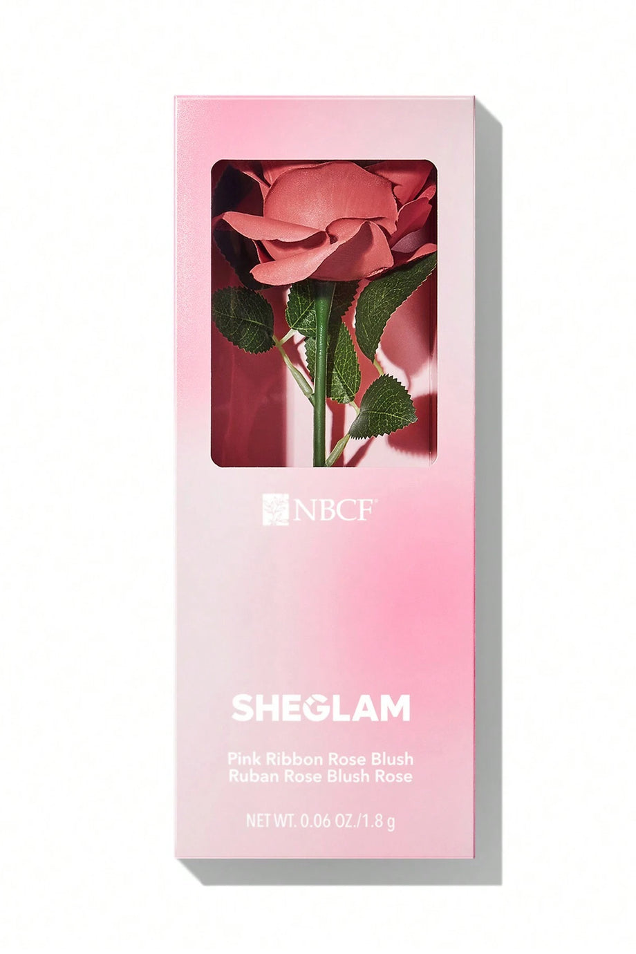 Pembe Kurdele Gül Allık, Yüksek Pigmentli, Su Geçirmez ve Kalıcı