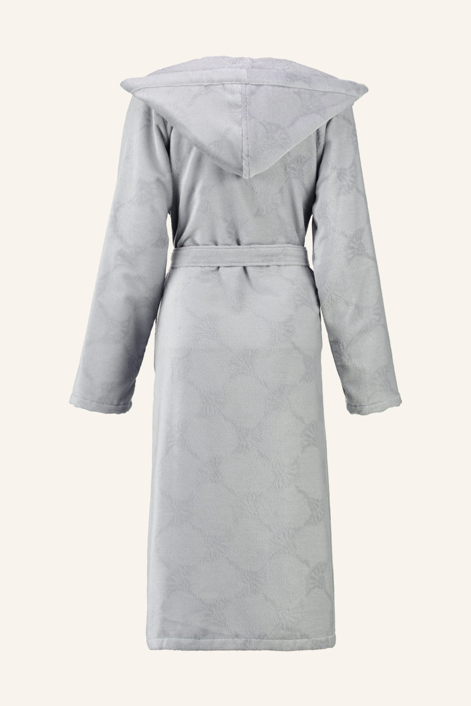 Kadın Kapüşonlu Bornoz 1652, Kadife Kalite, %100 Pamuk, Almanya Üretimi