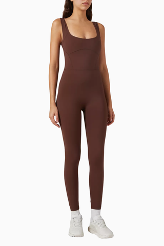 Ultimate Scoopneck Unitard, 4 Yönlü Esnek ve Şekillendirici