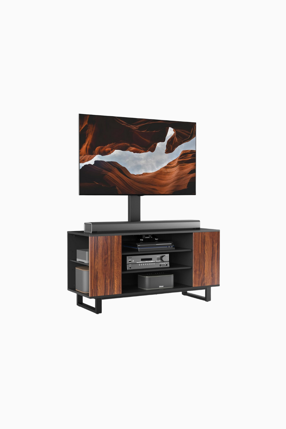TV Standı 32–70", Ayarlanabilir Yükseklik, ±25° Dönebilir, 40 kg