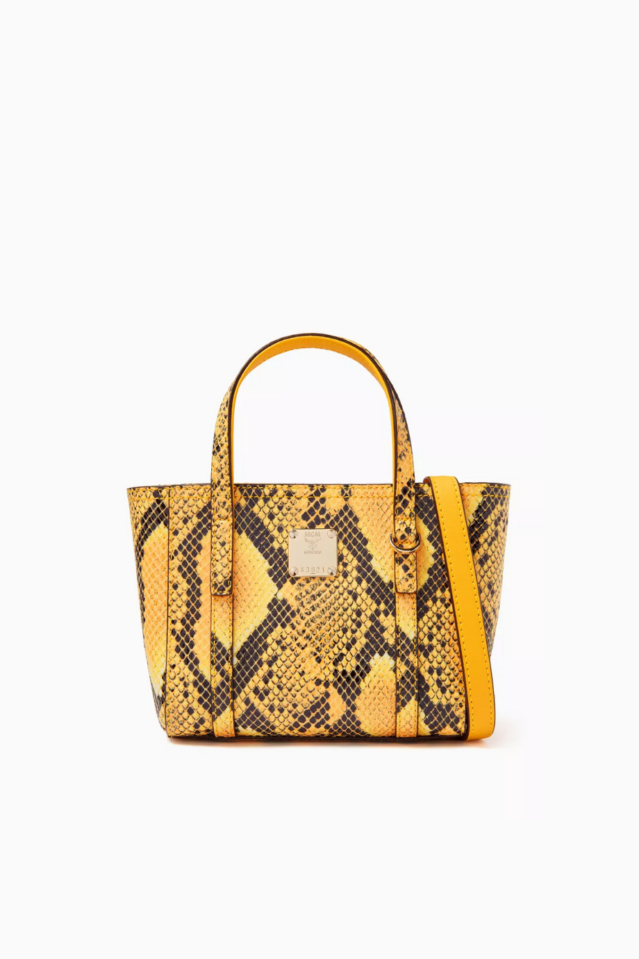 Python Baskılı Coronet Toni Tote Çanta, Top-Zip Shopper