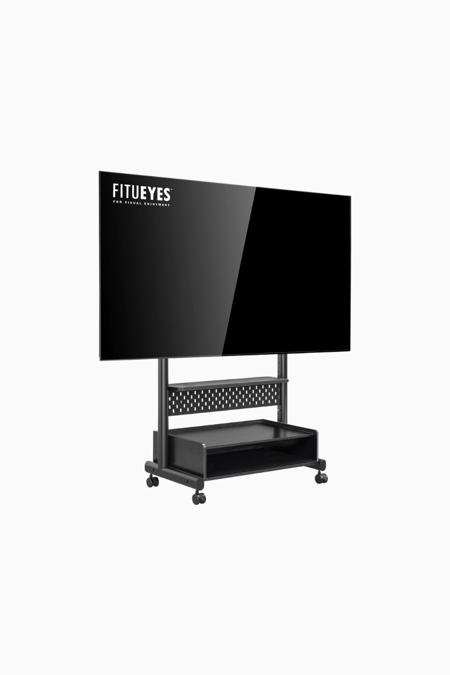 TV Standı 40–85", 60 kg Taşıma, Tekerlekli, Ayarlanabilir Yükseklik