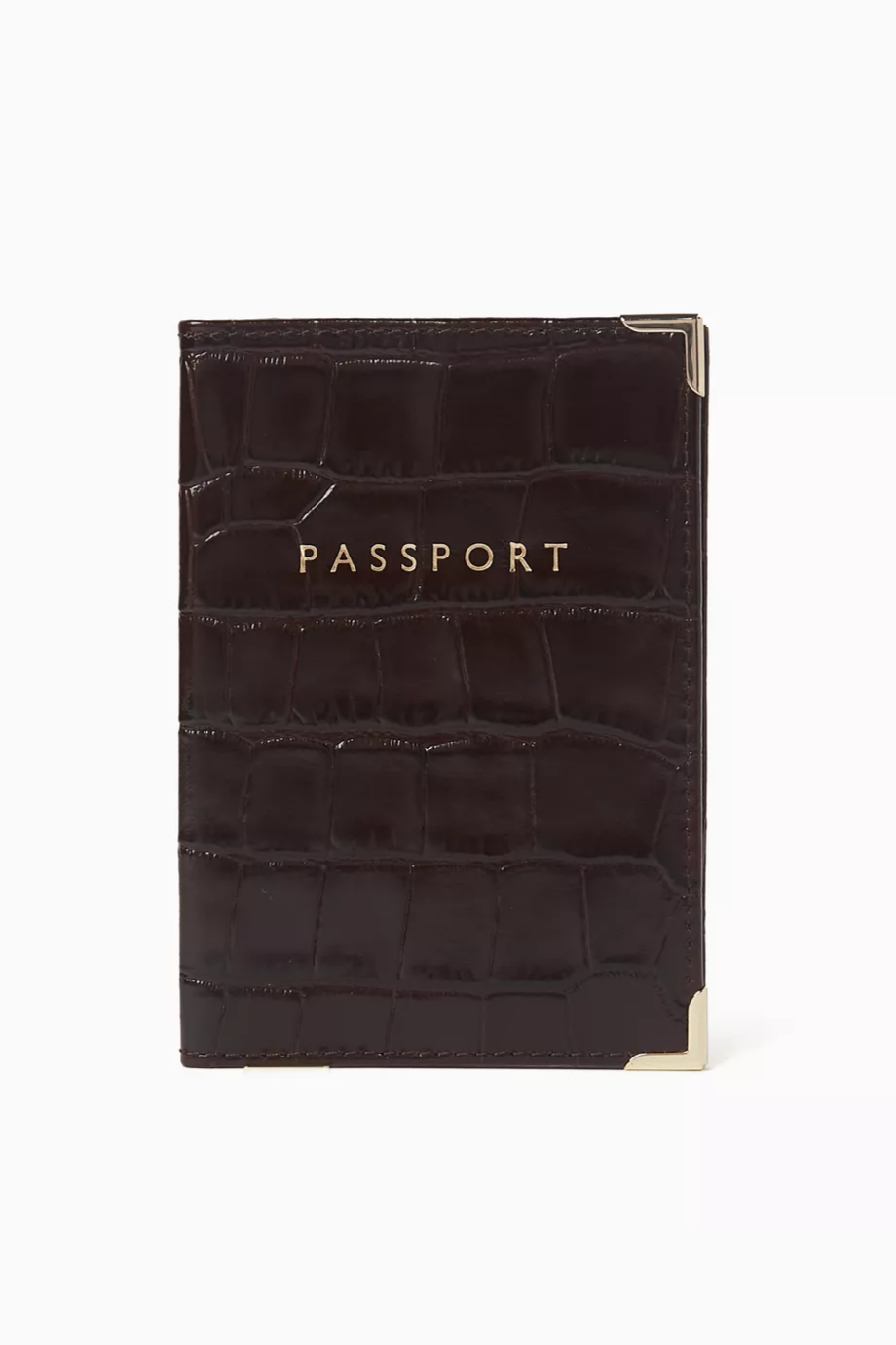 Timsah Desenli Deri Pasaport Kılıfı, Şık, Zarif & Dayanıklı