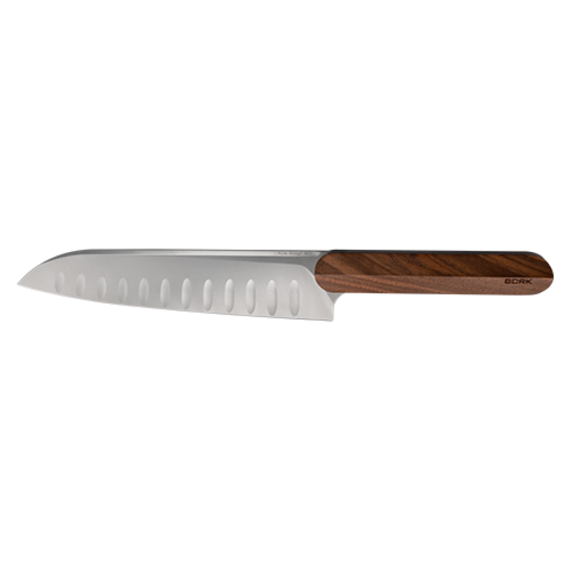 Fransa Yapımı HN702 Santoku Bıçağı - Dayanıklı Paslanmaz Çelik ve Şık Ergonomik Tasarım