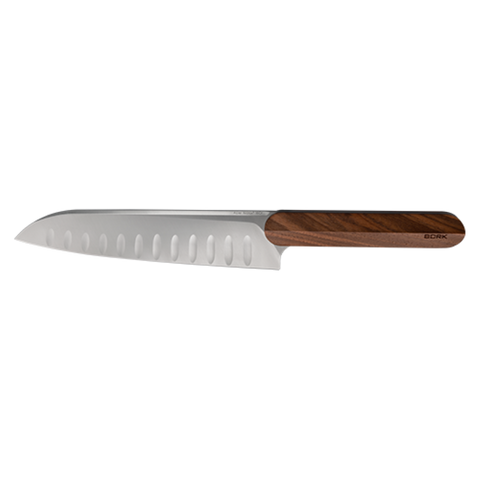 Fransa Yapımı HN702 Santoku Bıçağı - Dayanıklı Paslanmaz Çelik ve Şık Ergonomik Tasarım