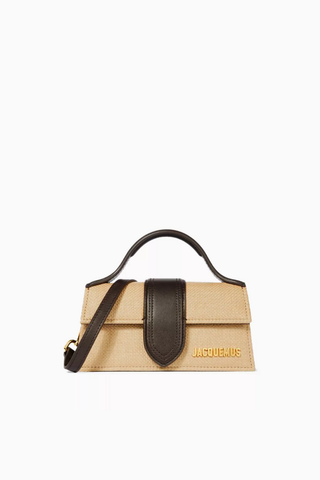 Rafya ve Deri Mini Le Bambino Tote Çanta, Yazlık Şıklık