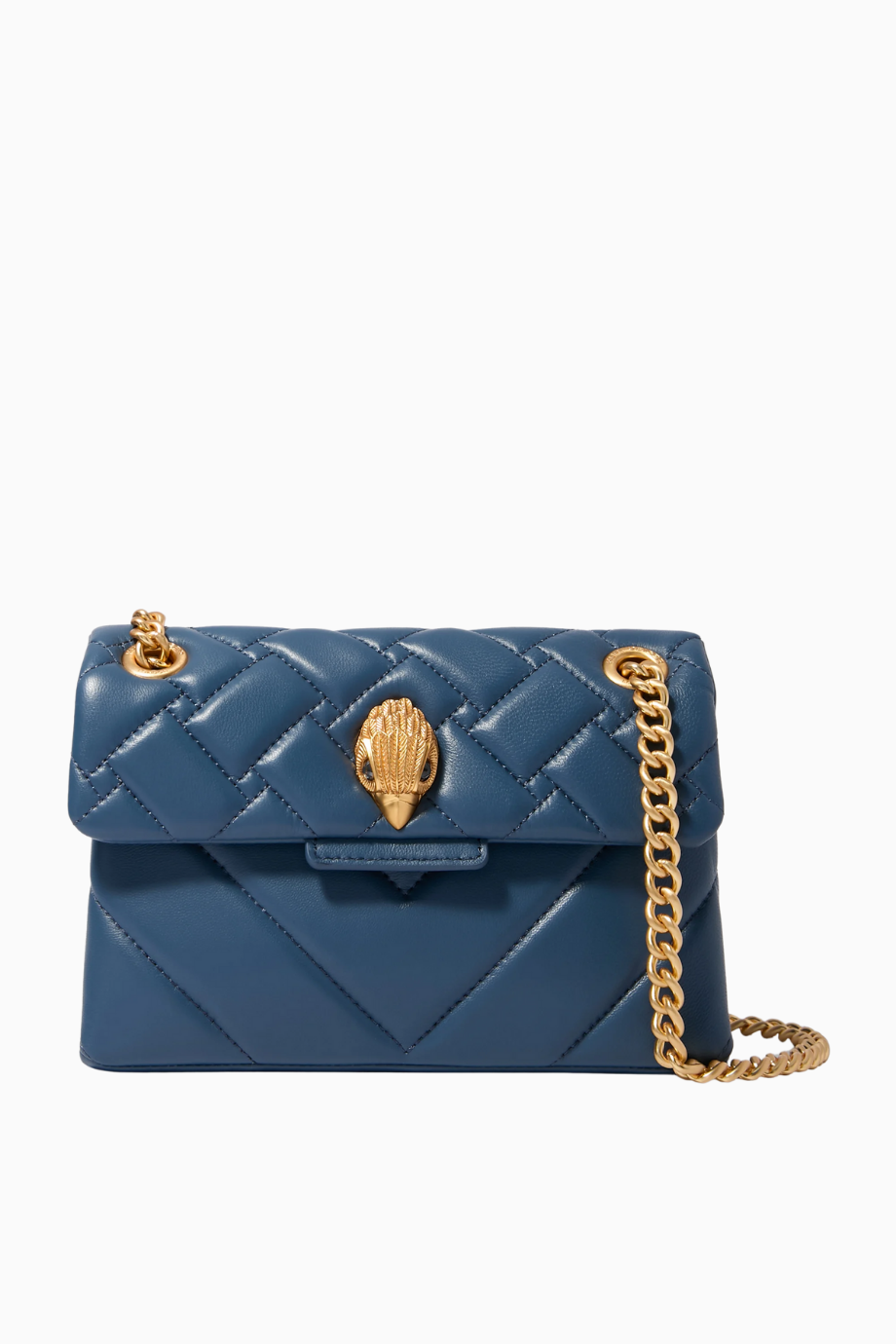 Mini Kensington Leather Shoulder Bag, Lüks Deri Omuz Çantası