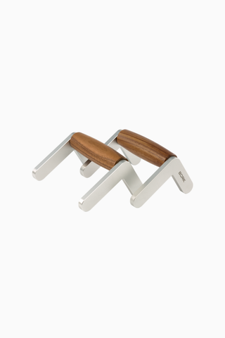 Şınav Barları HS 814, Ceviz & Alüminyum, Dayanıklı & Zarif Tasarım