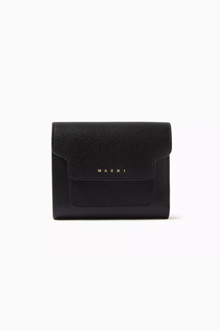 Saffiano Deri Kapaklı Cüzdan, Minimalist, Düzenli & Lüks Tasarım