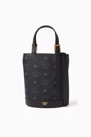 Visetos Mini Aren VI Tote Çanta, Kanvas & Nappa Deri