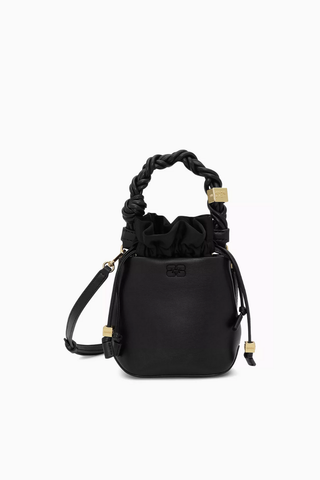 Geri Dönüştürülmüş Deriden Mini Bou Bucket Çanta, Modern & Çarpıcı
