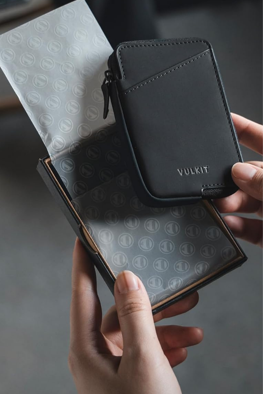 RFID Korumalı Fermuarlı Deri Unisex Kartlık Cüzdan
