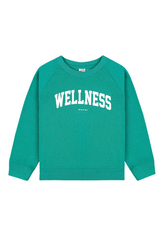 Çocuklar için Wellness Ivy Crewneck - İlkbahar Yeşili