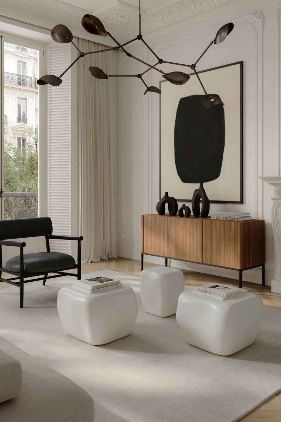 Stingray Chandelier Dekoratif Modern Tasarım Avize